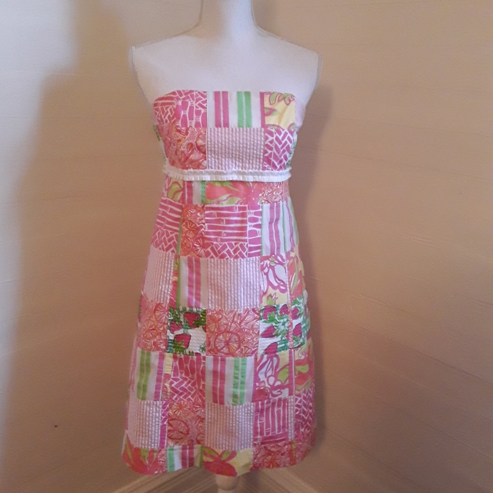 Lilly Pulitzer Strapless Sundress, Size 6, LNC